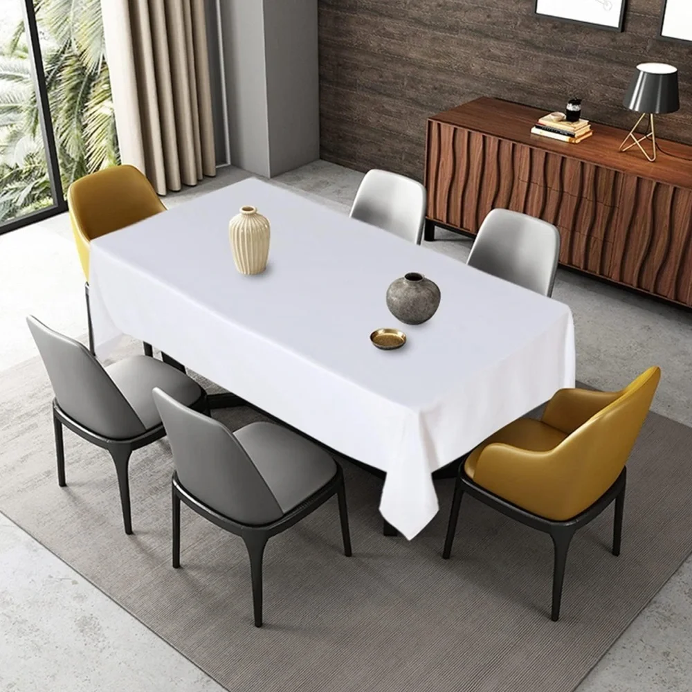 Fitable Rectangle 4 Feet Tablecloth 60x84 inch Tablecloth Stain